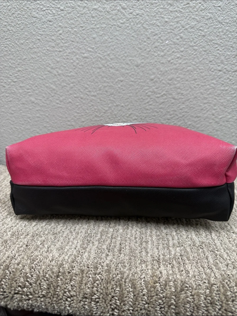 Stella & Max Hot Pink Cat Crown Cosmetic Pouch